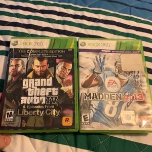X-BOX 360 Grand Theft Edition $ Madden 13